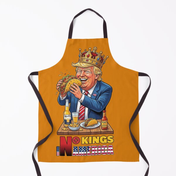 Item preview, NO KINGS IN AMERICAN - #DE7D08 designed and sold by Marlon Oseguera.
