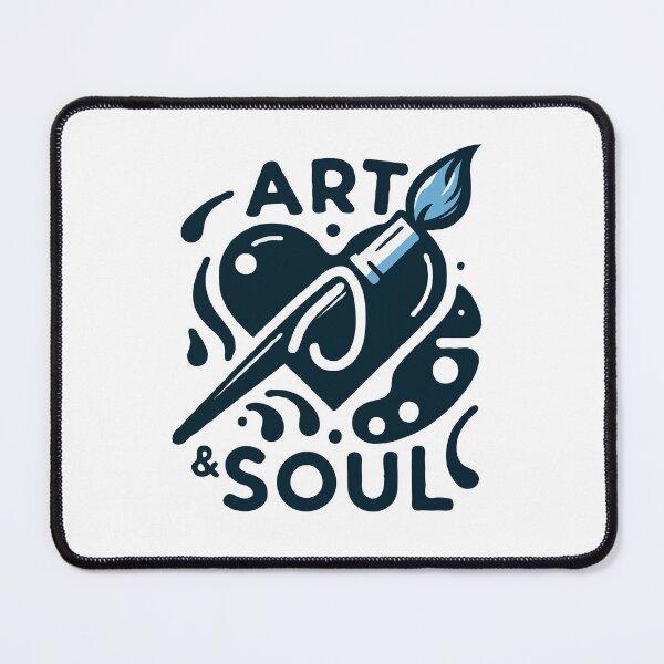 Item preview, Art Soul Art at Heart – Creative Artist Design Gift designed and sold by CyfroweMysli.