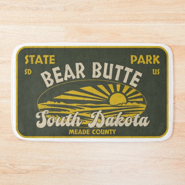 Item preview, Bear Butte State Park, Meade County, South Dakota, badge design designed and sold by Wanderful-roads.