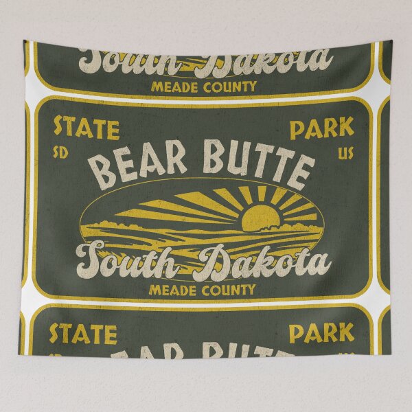 Item preview, Bear Butte State Park, Meade County, South Dakota, badge design designed and sold by Wanderful-roads.