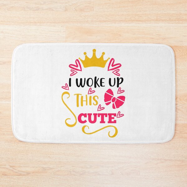Item preview, I Woke Up This Cute - Funny Baby Newborn Announcement Gift designed and sold by FuzionRaptor.