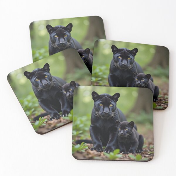 Item preview, Black Panther and her Baby designed and sold by laurakerr.