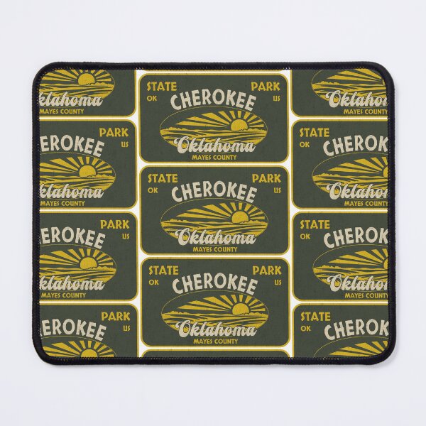 Item preview, Cherokee State Park, Mayes County, Oklahoma, badge design designed and sold by Wanderful-roads.