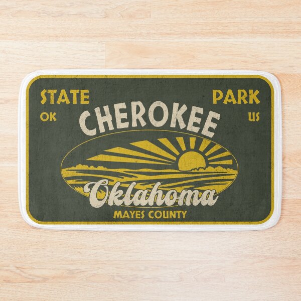 Item preview, Cherokee State Park, Mayes County, Oklahoma, badge design designed and sold by Wanderful-roads.