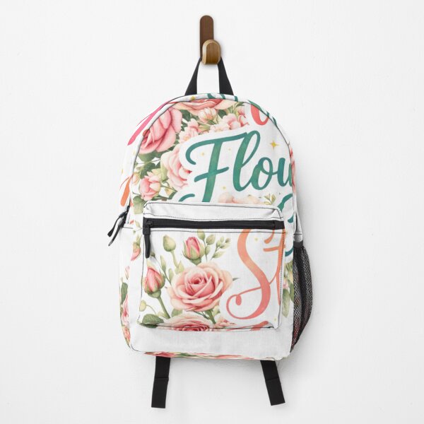 Item preview, Stay Wild Flower Child Floral Design, Boho Aesthetic Quote, Feminine Botanical Art designed and sold by DreamelleStudio.