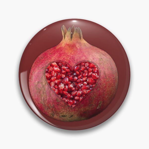 Item preview, Pomegranate Heart Sticker designed and sold by PopBubbleShop.