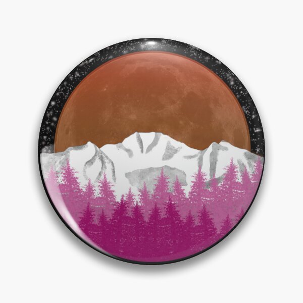 Artikelvorschau, Lesbenstolz Mond und Berg entworfen und verkauft von filledesang.