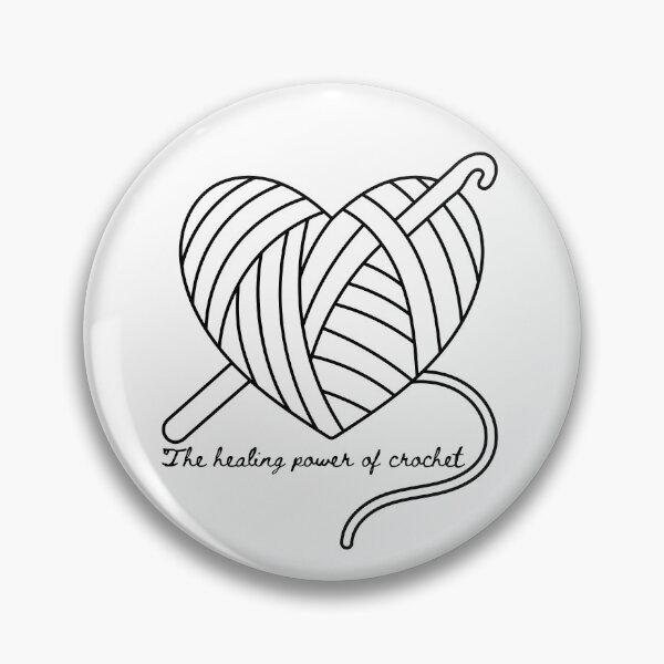 Item preview, The healing power of crochet designed and sold by BYrslf Wear.