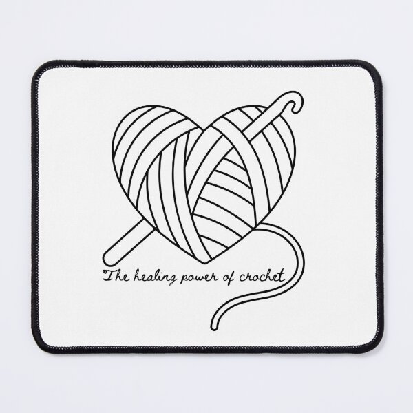 Item preview, The healing power of crochet designed and sold by BYrslf Wear.