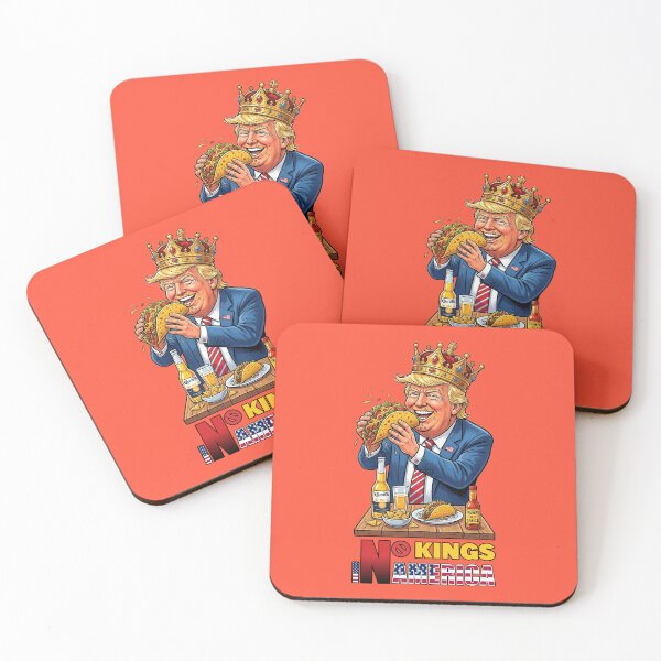 Item preview, NO KINGS IN AMERICAN - #FC5339 designed and sold by Marlon Oseguera.