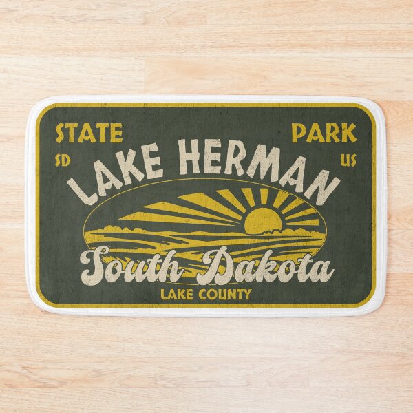 Item preview, Lake Herman State Park, Lake County, South Dakota, badge design designed and sold by Wanderful-roads.