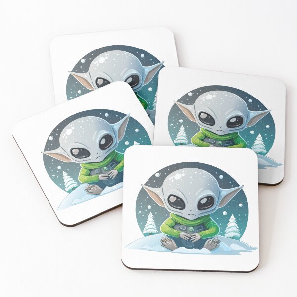 Item preview, The Frosty Grey Alien Elf designed and sold by GBD888.