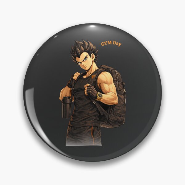 Item preview, Gym Beast Saiyan – Spiky Hair Protein Shake designed and sold by Inner Flame Studio.