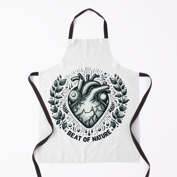 Item preview, Beat of Nature Heart Design – Eco Nature Lover Illustration designed and sold by CyfroweMysli.