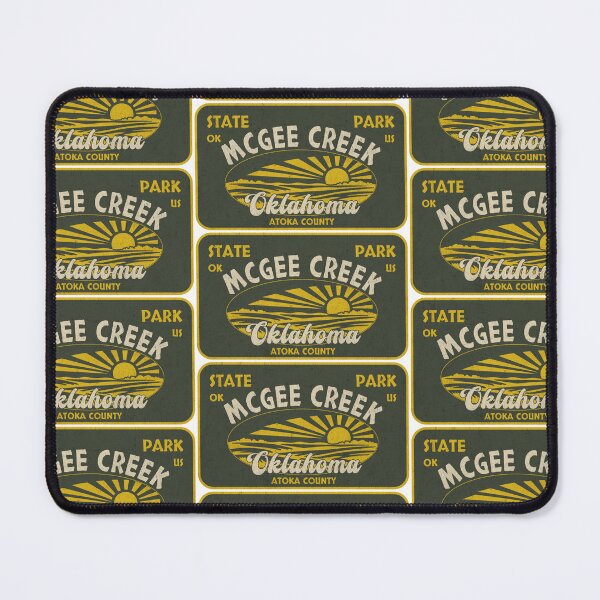 Item preview, McGee Creek State Park, Atoka County, Oklahoma, badge design designed and sold by Wanderful-roads.