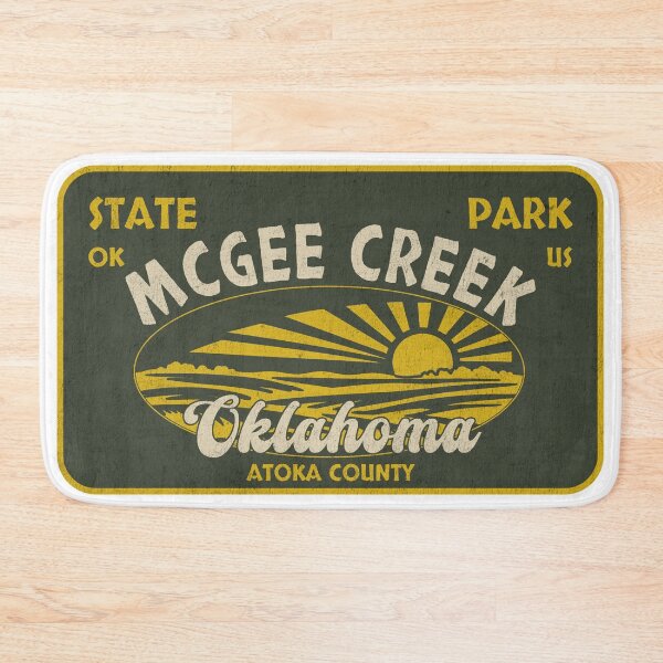 Item preview, McGee Creek State Park, Atoka County, Oklahoma, badge design designed and sold by Wanderful-roads.