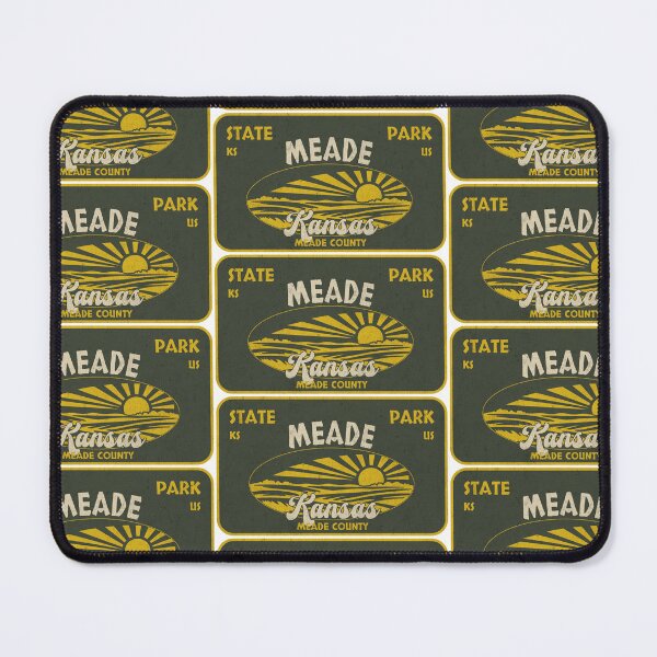 Item preview, Meade State Park, Meade County, Kansas, badge design designed and sold by Wanderful-roads.