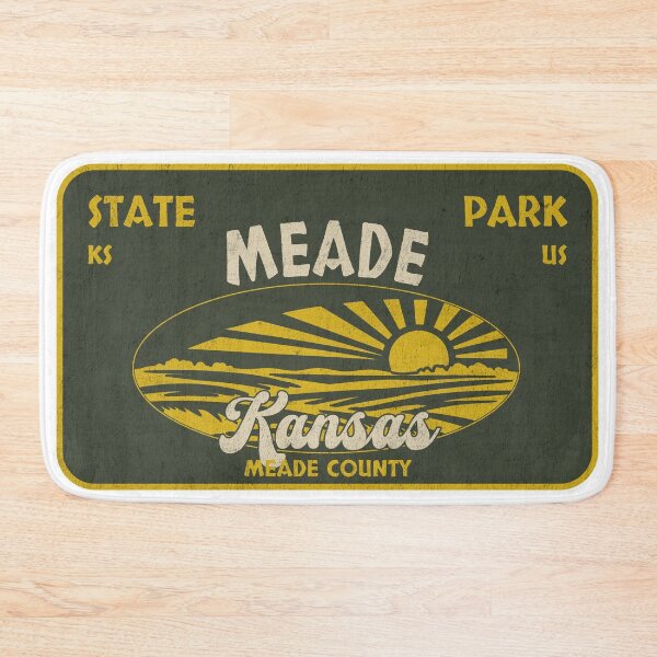 Item preview, Meade State Park, Meade County, Kansas, badge design designed and sold by Wanderful-roads.