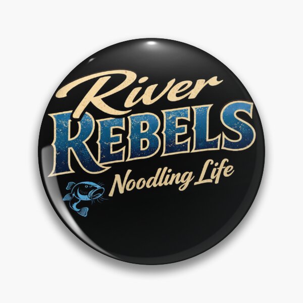 Item preview, River Rebels Shirt – Noodling Life Catfish Fishing Design for Fishermen & River Lovers designed and sold by WildWonderfulWear.