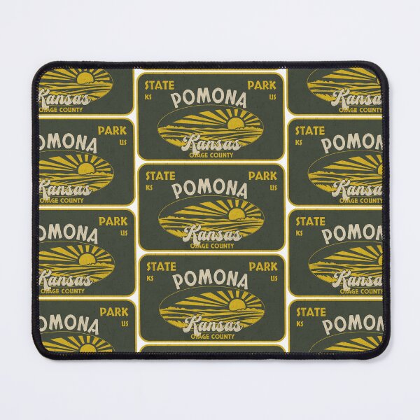 Item preview, Pomona State Park, Osage County, Kansas, badge design designed and sold by Wanderful-roads.