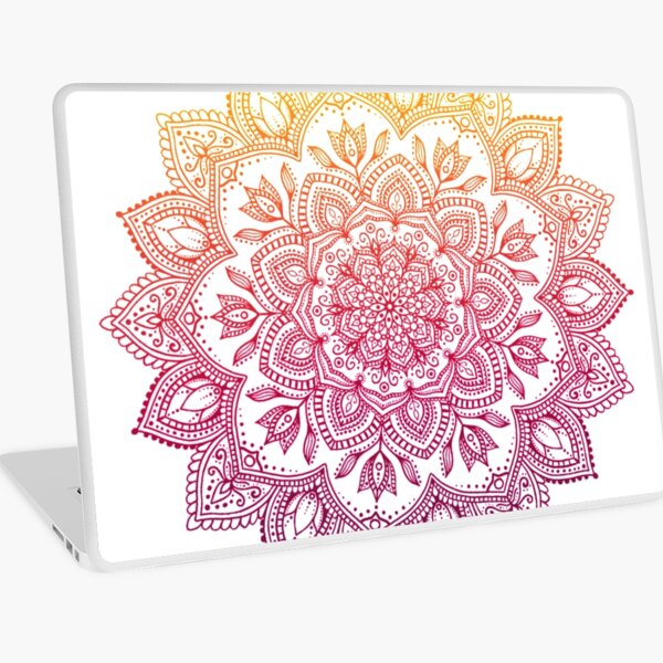 Boho Mandala - Autumn Ombre Laptop Skin
