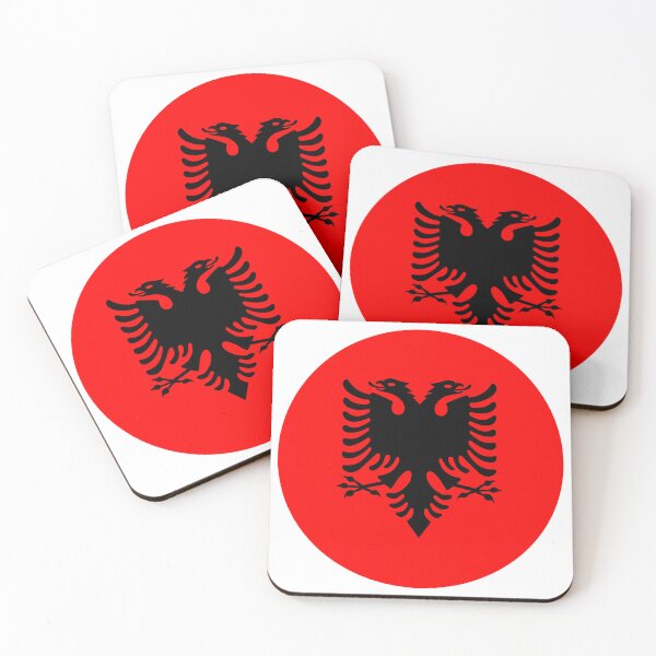 Item preview, Albania Round Flag Albanian Patriotic Heritage designed and sold by NTGUILTY.