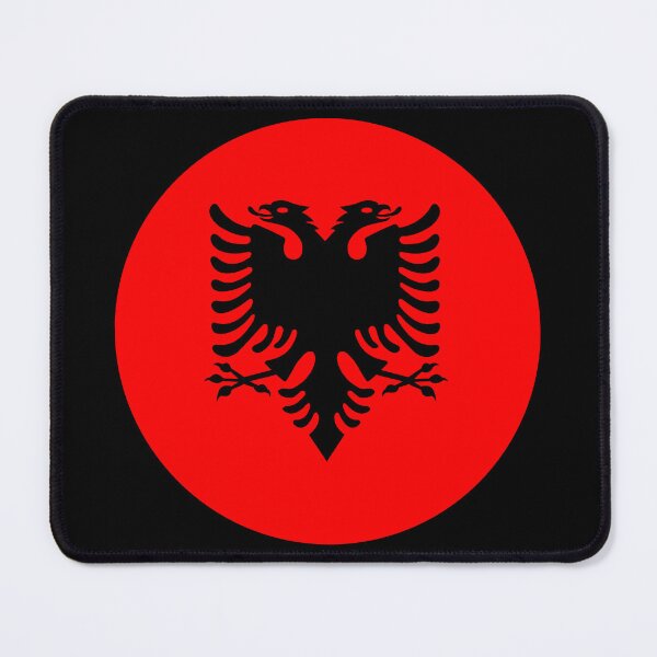 Item preview, Albania Round Flag Albanian Patriotic Heritage designed and sold by NTGUILTY.