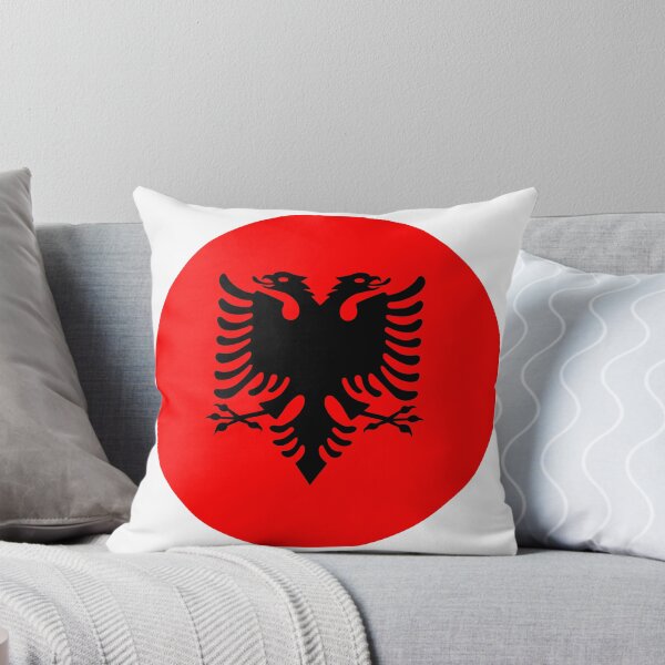 Artikelvorschau, Albanien – Runde Flagge – Albanisches patriotisches Erbe entworfen und verkauft von NTGUILTY.