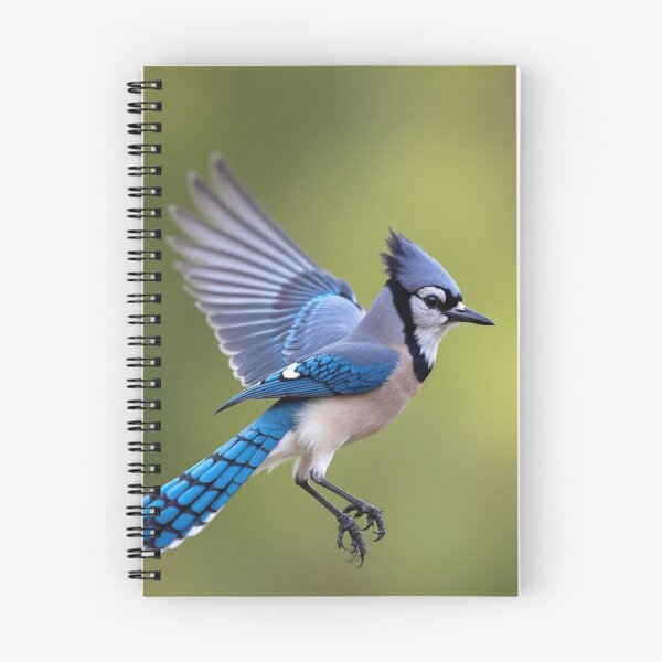 Item preview, blue jay in flight designed and sold by laurakerr.