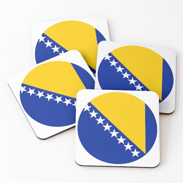 Item preview, Bosnia and Herzegovina Round Flag Patriotic Heritage designed and sold by NTGUILTY.