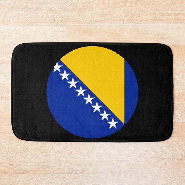 Item preview, Bosnia and Herzegovina Round Flag Patriotic Heritage designed and sold by NTGUILTY.