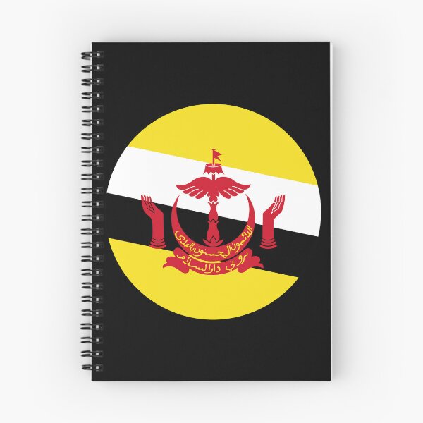 Item preview, Brunei Round Flag Bruneian Patriotic Heritage designed and sold by NTGUILTY.