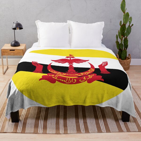 Item preview, Brunei Round Flag Bruneian Patriotic Heritage designed and sold by NTGUILTY.
