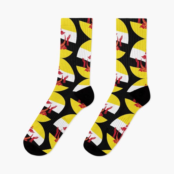 Item preview, Brunei Round Flag Bruneian Patriotic Heritage designed and sold by NTGUILTY.