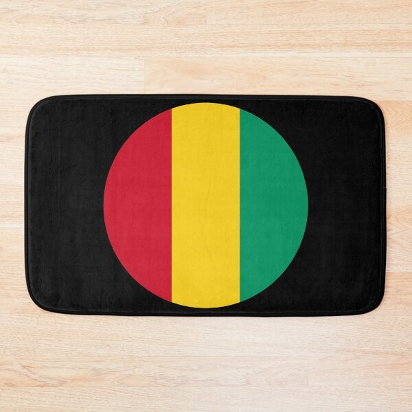 Item preview, Guinea Round Flag Guinean Patriotic Heritage designed and sold by NTGUILTY.