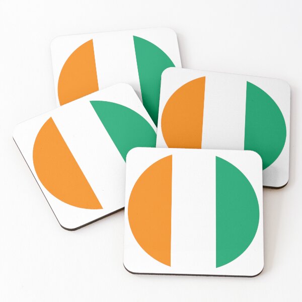 Item preview, Ivory Coast Round Flag Ivorian Patriotic Heritage designed and sold by NTGUILTY.