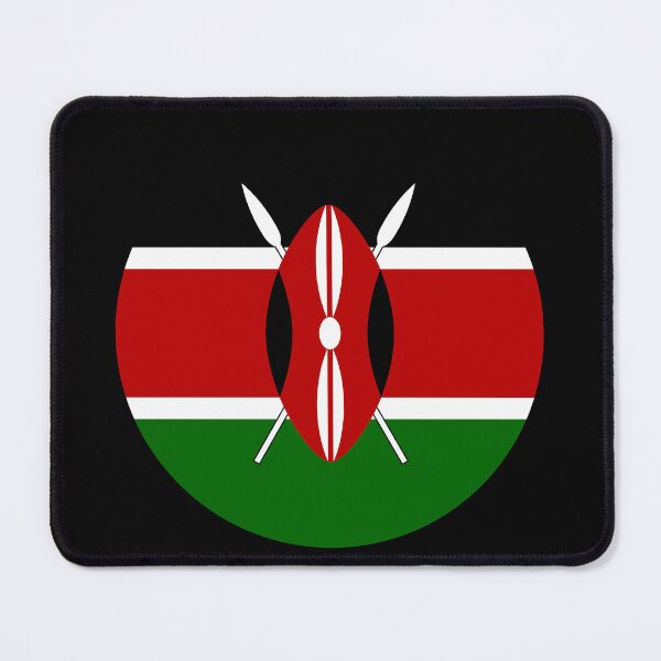 Item preview, Kenya Round Flag Kenyan Patriotic Heritage designed and sold by NTGUILTY.