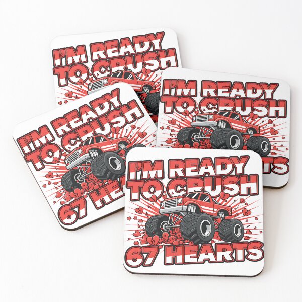 Item preview, im ready to crush 67 hearts funny boys valentines designed and sold by ArtDesignTp.