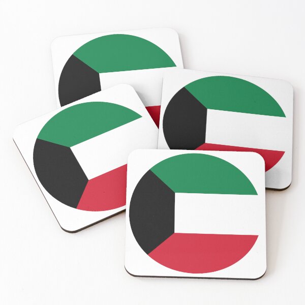 Item preview, Kuwait Round Flag Kuwaiti Patriotic Heritage designed and sold by NTGUILTY.
