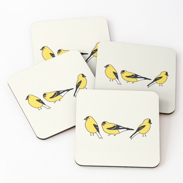 Item preview, Charm of Goldfinches, Finch Lover, Bird Lover Gift designed and sold by breannehope.