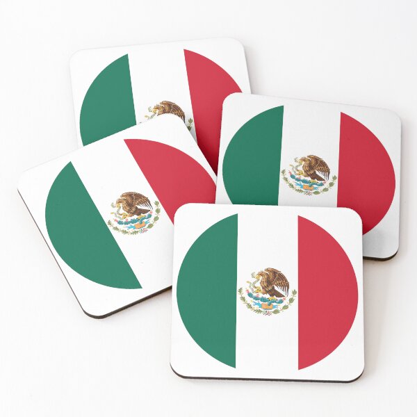 Item preview, Mexico Round Flag Mexican Patriotic Heritage designed and sold by NTGUILTY.