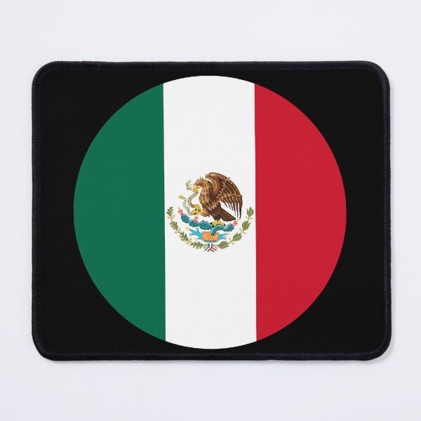 Item preview, Mexico Round Flag Mexican Patriotic Heritage designed and sold by NTGUILTY.