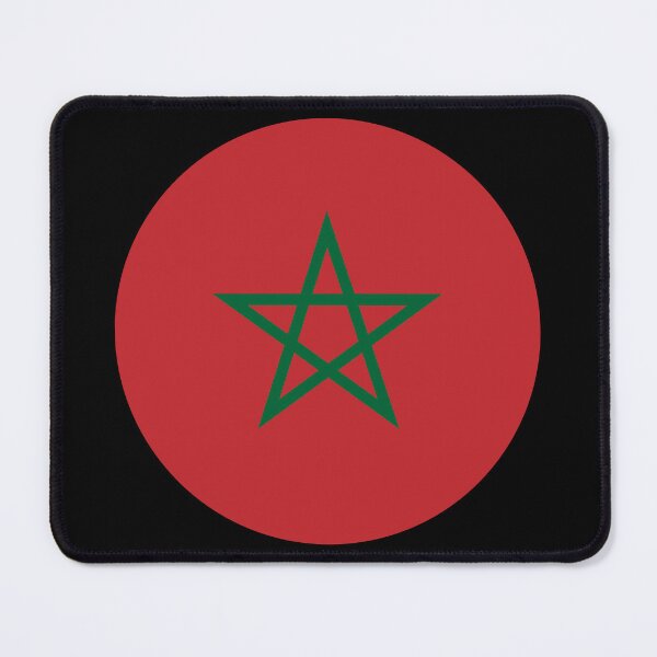 Item preview, Morocco Round Flag Moroccan Patriotic Heritage designed and sold by NTGUILTY.