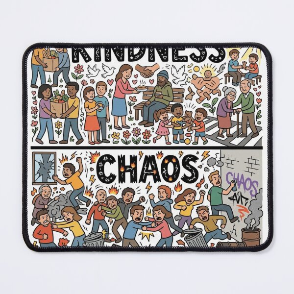 Item preview, Kindness vs Chaos Design designed and sold by Imaginarium of Chaos falcon88 .