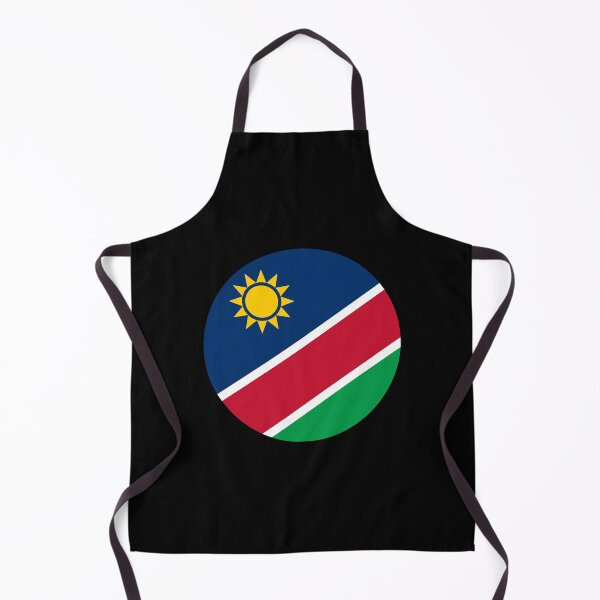 Item preview, Namibia Round Flag Namibian Patriotic Heritage designed and sold by NTGUILTY.