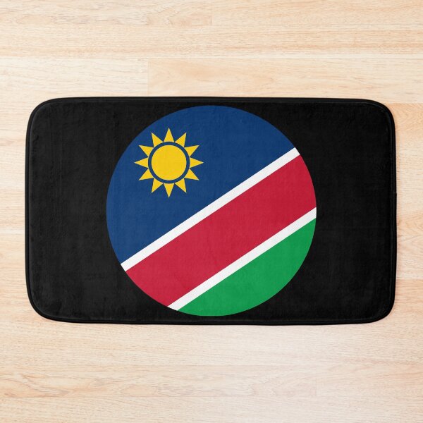 Item preview, Namibia Round Flag Namibian Patriotic Heritage designed and sold by NTGUILTY.