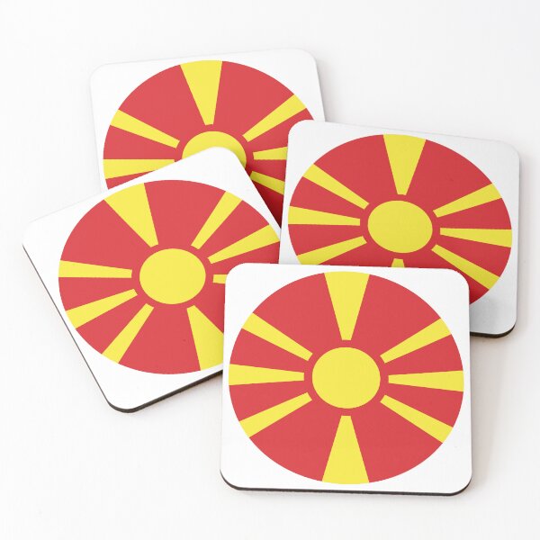 Item preview, North Macedonia Round Flag Macedonian Patriotic Heritage designed and sold by NTGUILTY.