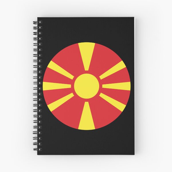 Item preview, North Macedonia Round Flag Macedonian Patriotic Heritage designed and sold by NTGUILTY.