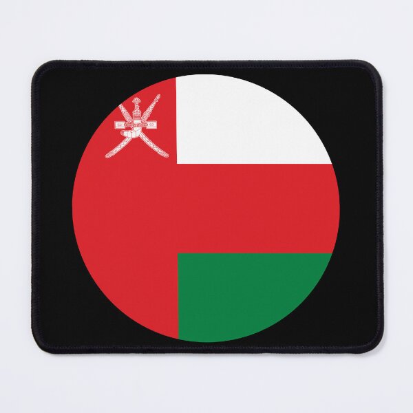 Item preview, Oman Round Flag Omani Patriotic Heritage designed and sold by NTGUILTY.