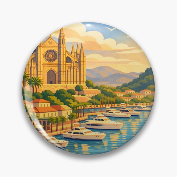 Item preview, Palma de Mallorca Spain Travel Poster designed and sold by MatthewHeights.